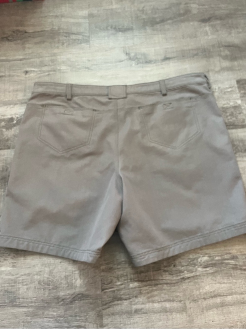Lot of 2 Duluth Trading Co Men's Cargo Carpenter Canvas Shorts Brown Tan Size 48 - Picture 5 of 9
